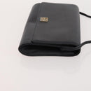 GIVENCHY Barry Shoulder Bag Leather 4 Set Black Gold Silver Auth bs35228-10