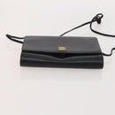 GIVENCHY Barry Shoulder Bag Leather 4 Set Black Gold Silver Auth bs35228-12