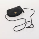 GIVENCHY Barry Shoulder Bag Leather 4 Set Black Gold Silver Auth bs35228-17