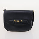 GIVENCHY Barry Shoulder Bag Leather 4 Set Black Gold Silver Auth bs35228-20