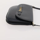 GIVENCHY Barry Shoulder Bag Leather 4 Set Black Gold Silver Auth bs35228-22