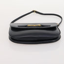 GIVENCHY Barry Shoulder Bag Leather 4 Set Black Gold Silver Auth bs35228-24