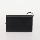 GIVENCHY Barry Shoulder Bag Leather 4 Set Black Gold Silver Auth bs35228-9