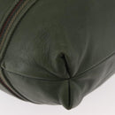 LOEWE Purse Shoulder Bag Leather Khaki Auth bs35230-9