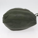 LOEWE Purse Shoulder Bag Leather Khaki Auth bs35230-5