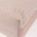 Christian Dior Trotter Canvas Shoulder Bag Pink Silver Auth bs35231-16