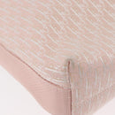 Christian Dior Trotter Canvas Shoulder Bag Pink Silver Auth bs35231-17