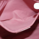 Christian Dior Trotter Canvas Shoulder Bag Pink Silver Auth bs35231-23