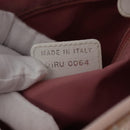 Christian Dior Trotter Canvas Shoulder Bag Pink Silver Auth bs35231-12