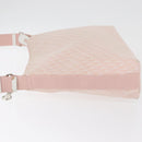 Christian Dior Trotter Canvas Shoulder Bag Pink Silver Auth bs35231-5