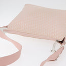 Christian Dior Trotter Canvas Shoulder Bag Pink Silver Auth bs35231-7