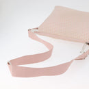 Christian Dior Trotter Canvas Shoulder Bag Pink Silver Auth bs35231-8