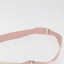 Christian Dior Trotter Canvas Shoulder Bag Pink Silver Auth bs35231-14