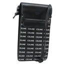CELINE Shoulder Bag PVC Leather Black Auth bs35232A-1