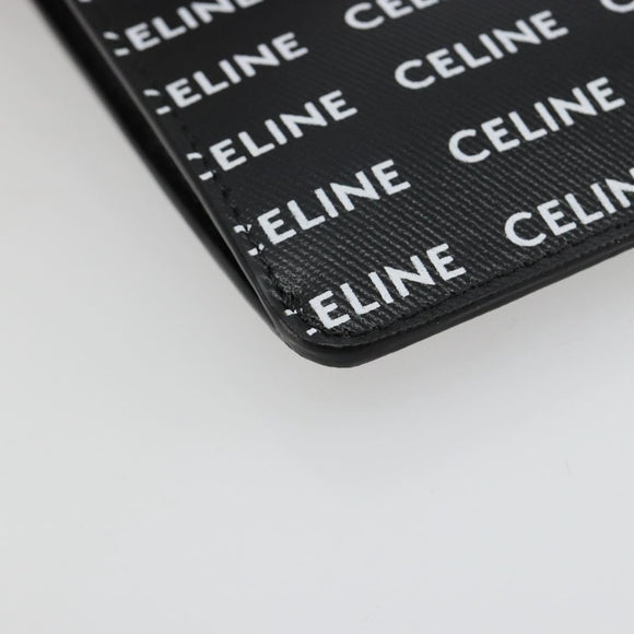 CELINE Shoulder Bag PVC Leather Black Auth bs35232A