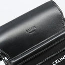 CELINE Shoulder Bag PVC Leather Black Auth bs35232A-14