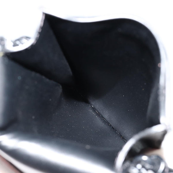CELINE Shoulder Bag PVC Leather Black Auth bs35232A