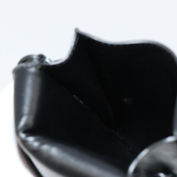 CELINE Shoulder Bag PVC Leather Black Auth bs35232A