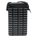 CELINE Shoulder Bag PVC Leather Black Auth bs35232A-3