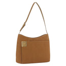 GIVENCHY Shoulder Bag Canvas Bronze Gold Auth bs35236-1