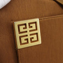 GIVENCHY Shoulder Bag Canvas Bronze Gold Auth bs35236-14