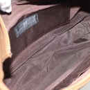 GIVENCHY Shoulder Bag Canvas Bronze Gold Auth bs35236-17