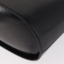 Salvatore Ferragamo Chain Tote Bag Patent leather Black Gold Auth bs35237-13