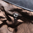 Salvatore Ferragamo Gancini Hand Bag Patent leather Dark Brown Auth bs35239-20