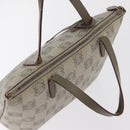 LOEWE Anagram Hand Bag PVC Gold Gray Auth bs35243-6