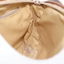 CELINE Macadam Canvas Umhängetasche PVC Leder Braun Gold Auth bs35244-17