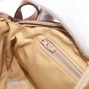 CELINE Macadam Canvas Umhängetasche PVC Leder Braun Gold Auth bs35244-19