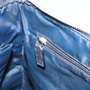 Christian Dior Trotter Canvas Hand Bag Blue Silver Auth bs35245A-20