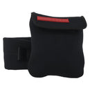 PRADA Sports Line Waist bag Nylon Black Auth bs35247A-1