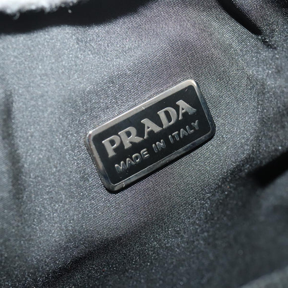 PRADA Sports Line Waist bag Nylon Black Auth bs35247A
