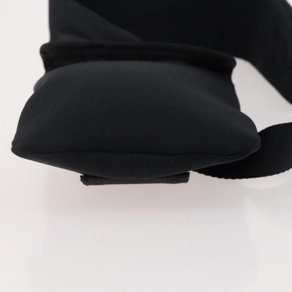 PRADA Sports Line Waist bag Nylon Black Auth bs35247A