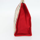 BURBERRY Nova Check Tote Bag Canvas Beige Auth bs35250-4