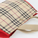 BURBERRY Nova Check Tote Bag Canvas Beige Auth bs35250-6