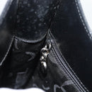 Salvatore Ferragamo Gancini Shoulder Bag Leather Black Silver Auth bs35252-19