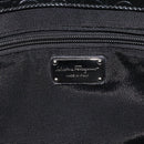 Salvatore Ferragamo Gancini Tote Bag Patent leather Black Silver Auth bs35253-17