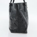 Salvatore Ferragamo Gancini Tote Bag Patent leather Black Silver Auth bs35253-3