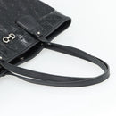 Salvatore Ferragamo Gancini Tote Bag Patent leather Black Silver Auth bs35253-7
