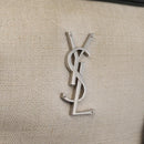SAINT LAURENT Umhängetasche beschichtete Canvas Silber Beige Original bs35257-18