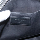 SAINT LAURENT Umhängetasche beschichtete Canvas Silber Beige Original bs35257-19