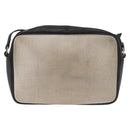 SAINT LAURENT Umhängetasche beschichtete Canvas Silber Beige Original bs35257-2