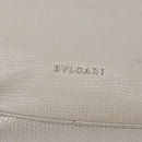 BVLGARI Hand Bag Leather 2way Silver Auth bs35260A-18