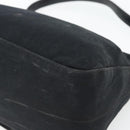 FENDI Mamma Baguette Shoulder Bag Jersey Black Silver Auth bs35262-15