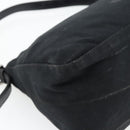 FENDI Mamma Baguette Shoulder Bag Jersey Black Silver Auth bs35262-16
