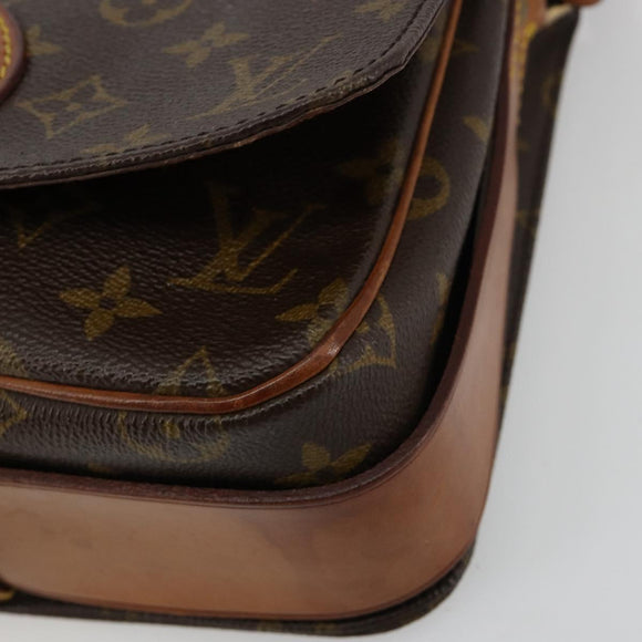 LOUIS VUITTON Monogram Cartouchiere MM Shoulder Bag M51253 LV Auth bs35264