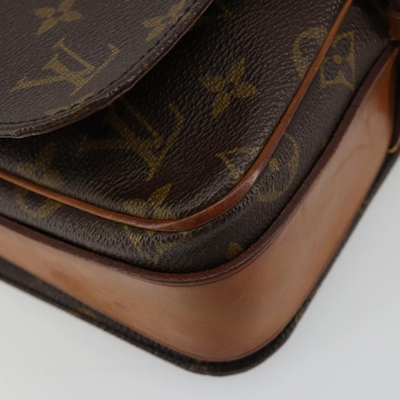 LOUIS VUITTON Monogram Cartouchiere MM Shoulder Bag M51253 LV Auth bs35264