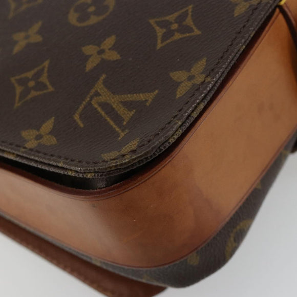 LOUIS VUITTON Monogram Cartouchiere MM Shoulder Bag M51253 LV Auth bs35264